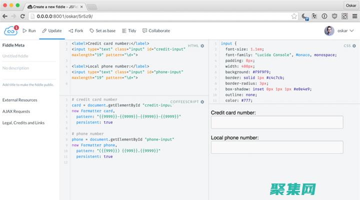 JSFiddle