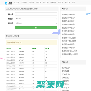 江晨匯率網(wǎng)_一站式實(shí)時(shí)匯率換算網(wǎng)站